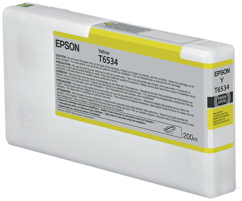 Epson T6534 Yellow Ink Cartridge (200ml) Epson T6534 Yellow Ink Cartridge (200ml)